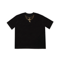 Women's  "Heritage Gold Chain" Tee - "Black"