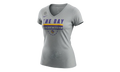 NBA Golden State Warriors The Bay V-Neck WMNS"Gray" 934610 063