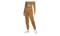 Sportswear High-waisted Velour Joggers WMNS"Ale Brown/ Ironstone" DV7820 270