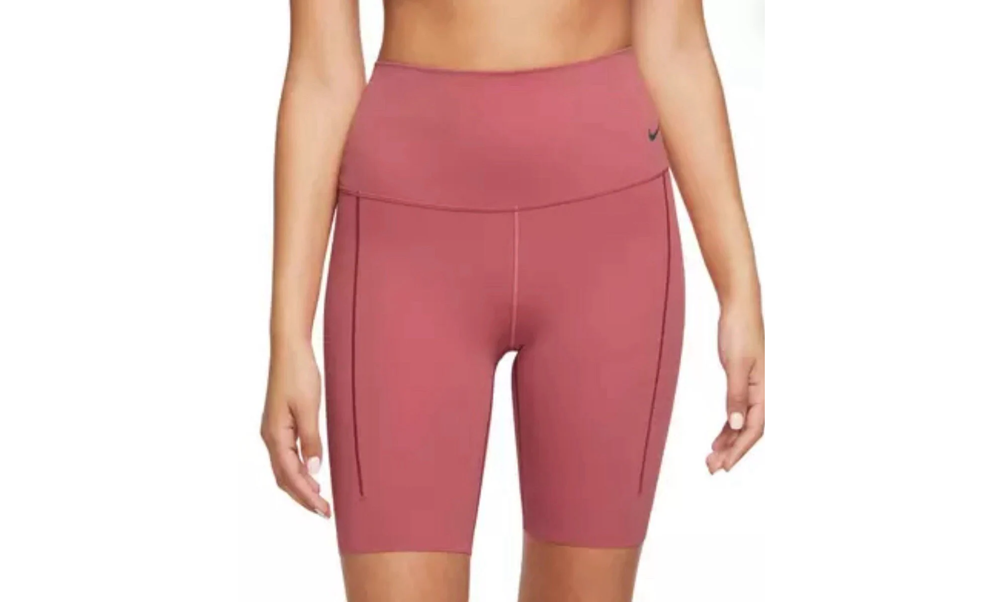ZENVY HIGH-WAISTED 8" BIKER SHORTS WMNS"Adobe/Black" DQ6003 655