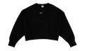 NSW Phoenix Fleece Oversized Crew Sweatshirt WMNS"Black/ Sail" DQ5761 010