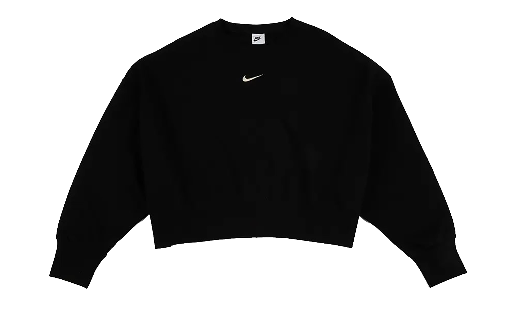 NSW Phoenix Fleece Oversized Crew Sweatshirt WMNS"Black/ Sail" DQ5761 010