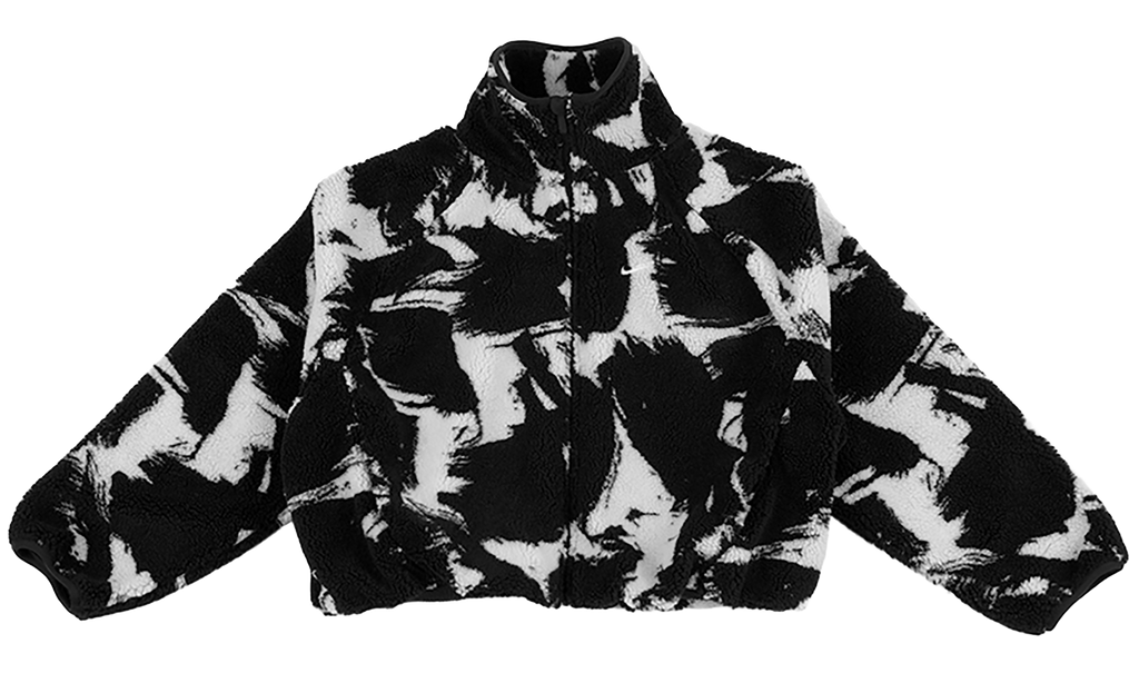 NSW Oversized High-Pile Fleece WMNS"Black White" IF0344 010