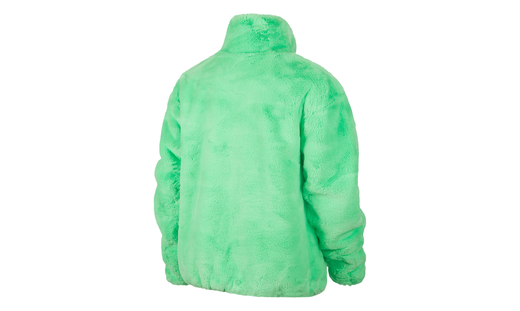 Sportswear Faux Fur Jacket WMNS"Green/ Black" CU6558 328