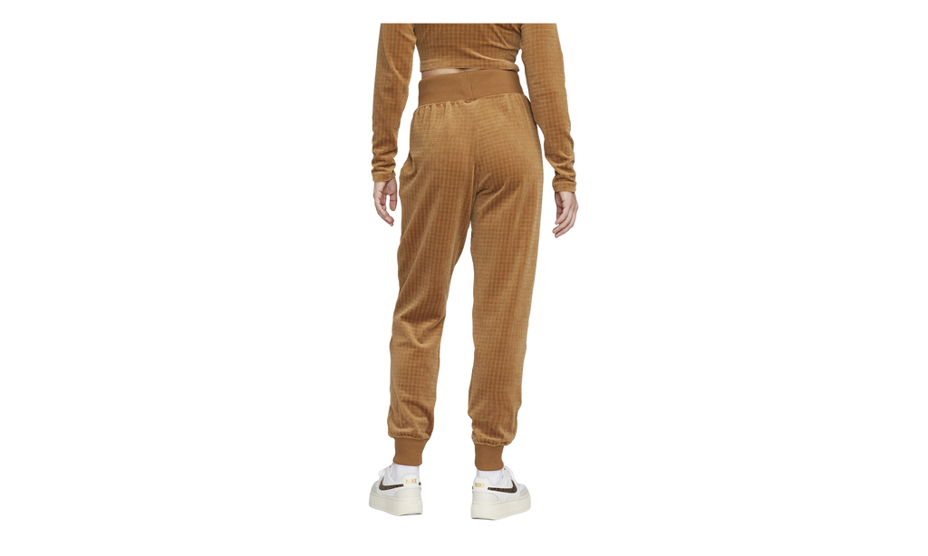 Sportswear High-waisted Velour Joggers WMNS"Ale Brown/ Ironstone" DV7820 270