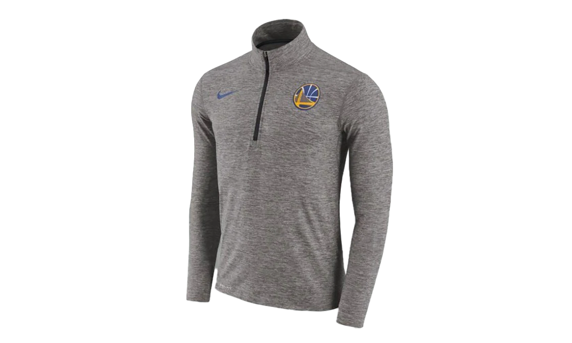 NBA Golden State Warriors 1/2 Zip Long Sleeve Pullover WMNS"Gray" 864324 021