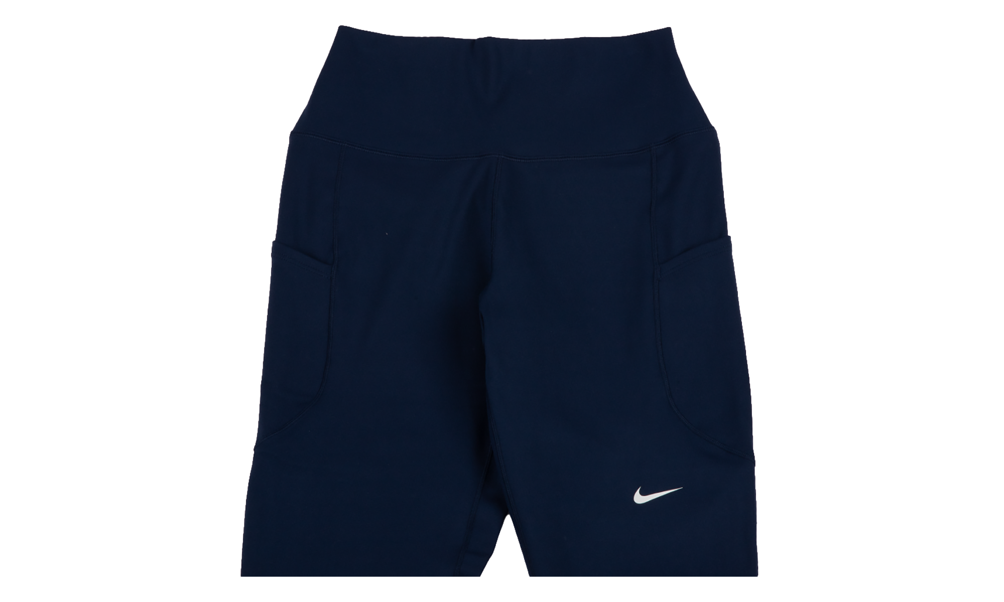 One High-Waisted 7/8 Leggings with Pockets WMNS"Midnight Navy/ White" FN3241 413