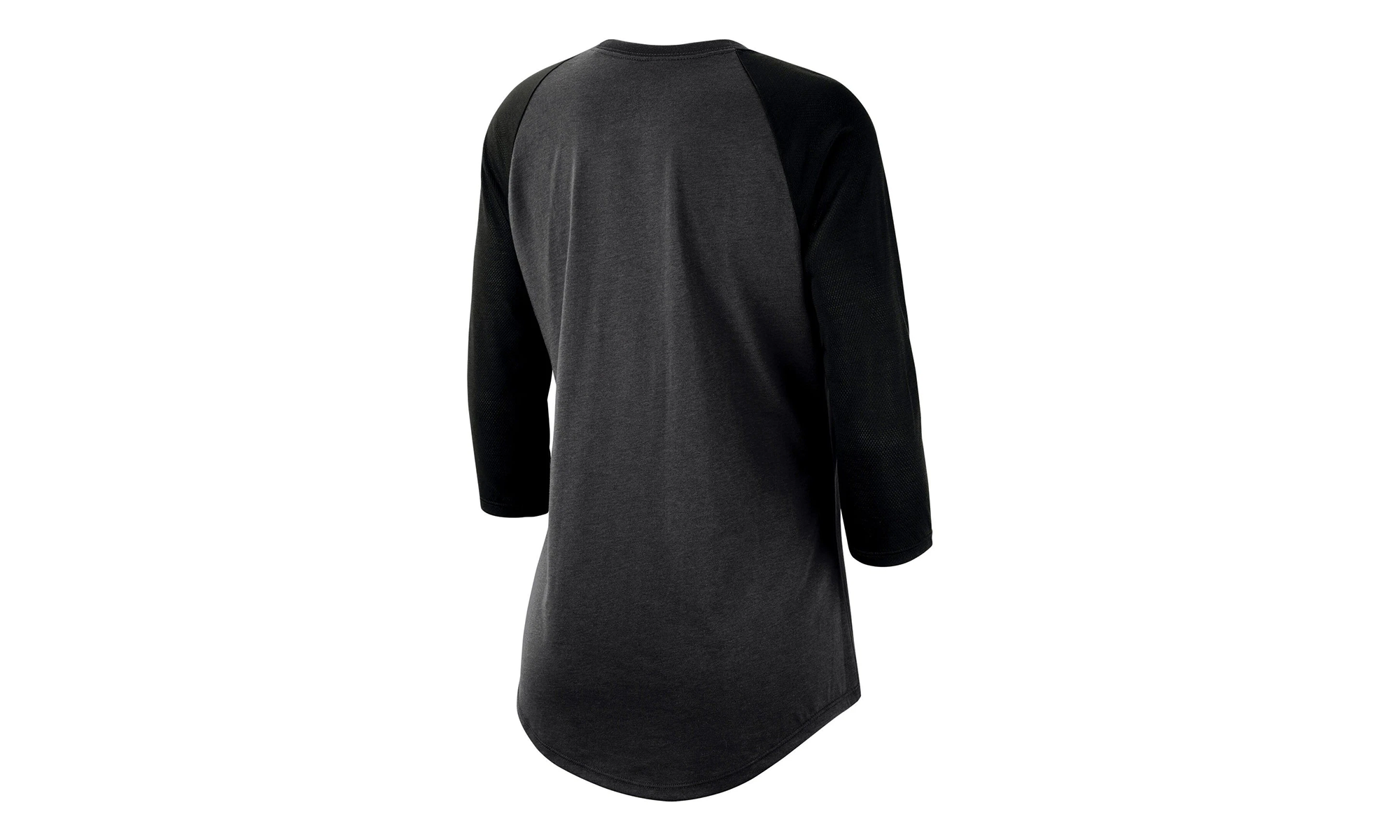 NBA GS Warriors Wordmark 3/4‑Sleeve Raglan WMNS"Charcoal Black" AQ6085 060
