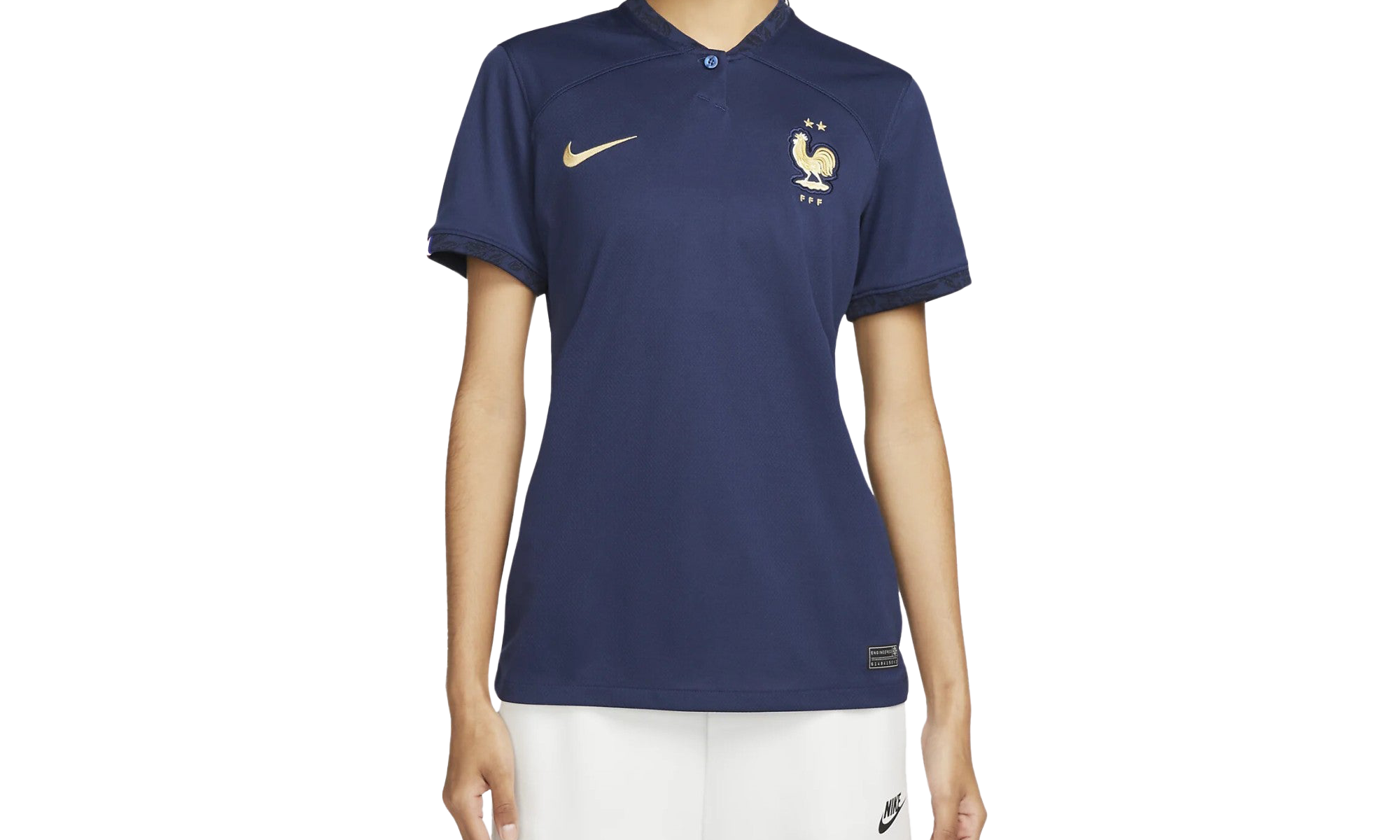 Fff 22/23 Stadium HomeDri-fit Soccer Jersey WMNS"Midnight Navy/Midnight Navy/Midnight Navy/Metallic" DN0764 410