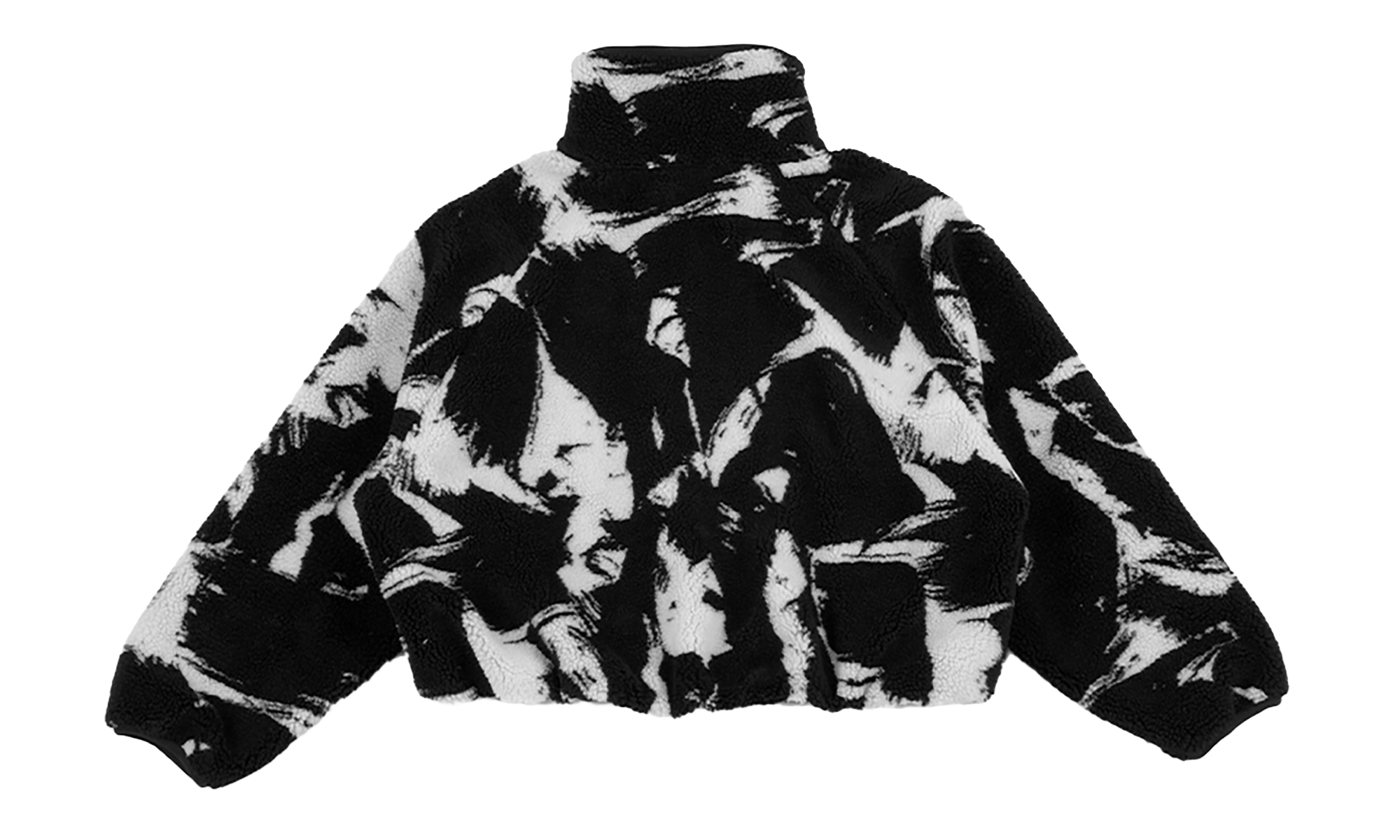 NSW Oversized High-Pile Fleece WMNS"Black White" IF0344 010
