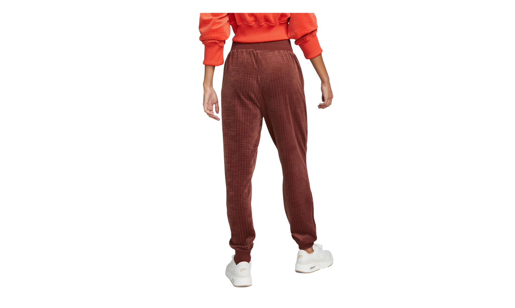Velour High Waisted Joggers WMNS"Maroon" DV7820 231