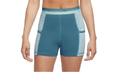 PRO HIGH-WAISTED 3" TRAINING SHORTS WITH POCKETS WMNS"Aqua/White" DX0059 440